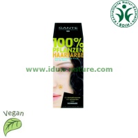 Colorante capilar en polvo 100% vegetal Negro SANTE